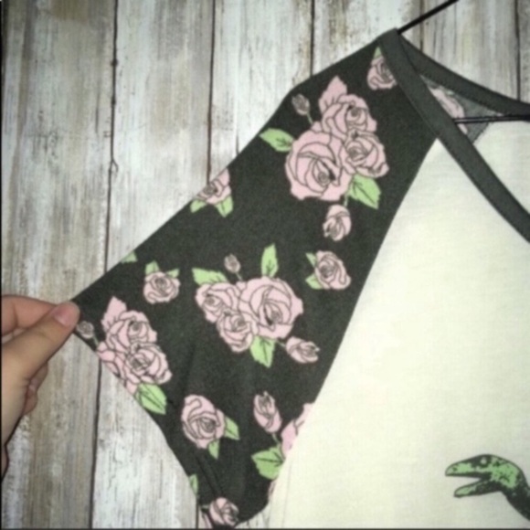 Jurassic Park Floral Squad Blouse - Picture 5 of 5